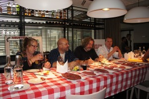 Smaakjury rundvlees proeverij